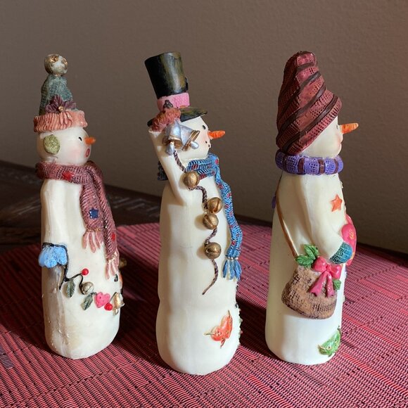 Three Adorable Holiday Snowmen - Picture 2 of 12